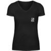 Damen Shirt 1895 Kreuz Neu - V-Neck Damenshirt-16