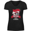 Hasta La Muerte *Damen Shirts* - V-Neck Damenshirt-16