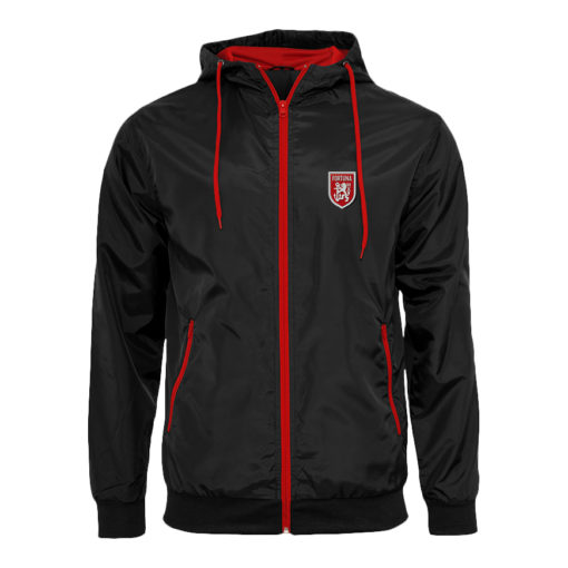 Windbreaker: Rubber-Patch *rot*