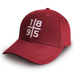 Curved Snapback: 1895 rot-weiß
