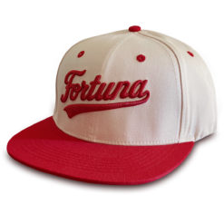 Flat Snapback: Fortuna rot-weiß
