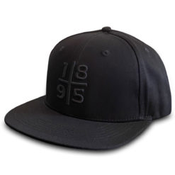 Flat Snapback: 1895 schwarz