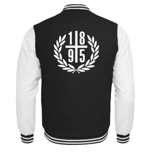 Kinder College Jacke: Lorbeerkranz 1895 - Kinder College Sweatjacke-6757