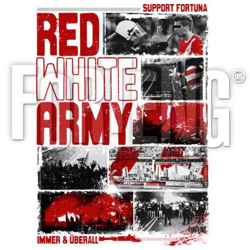T-Shirt: Red White Army – Bild 2