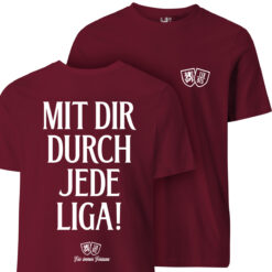 T-Shirt: Mit dir durch jede Liga